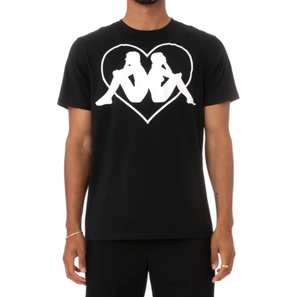Kappa Other - Kappa Authentic Love Zielona T-Shirt in Black 🆕️